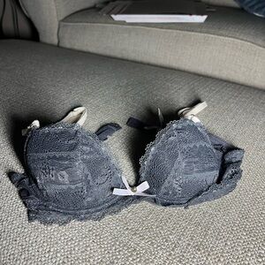 Victoria's Secret Charcoal Lace Bra